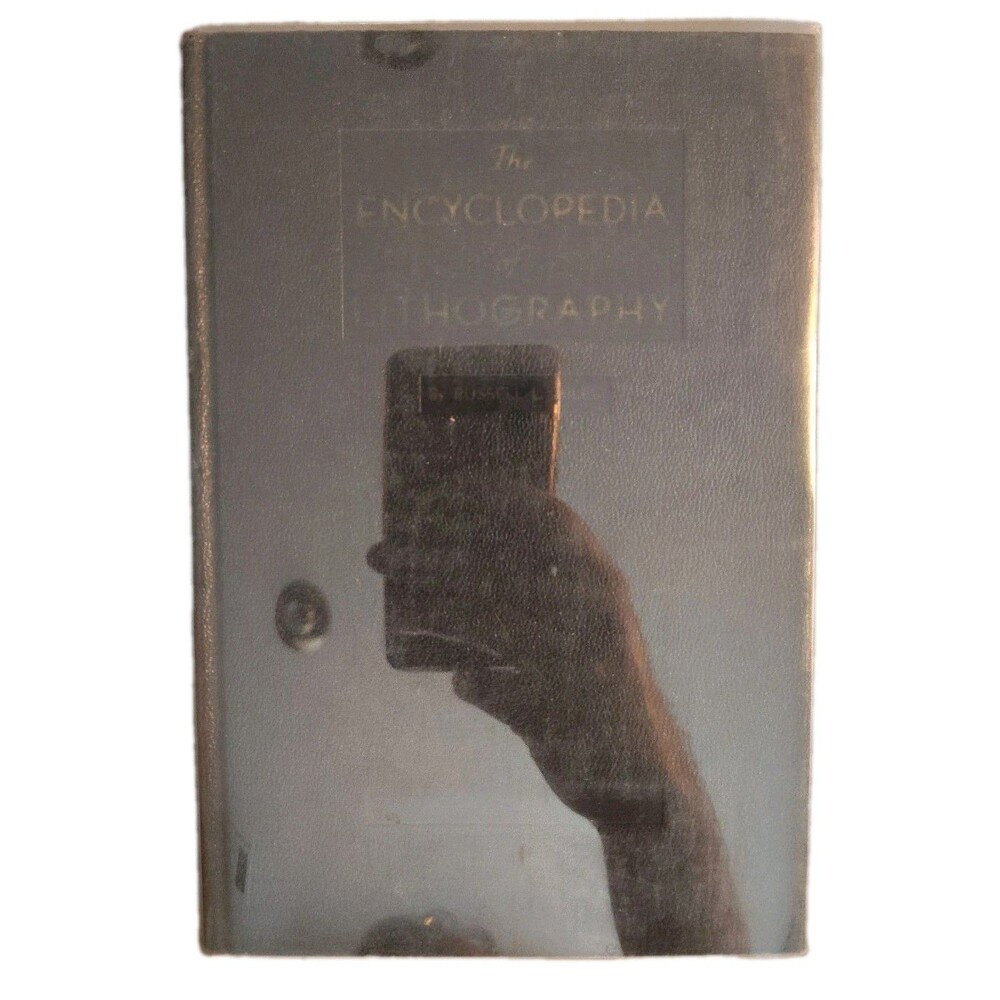 Encyclopedia of Lithography 1938 Russell L Miles Vintage Printing History Book